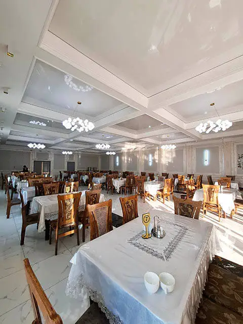 Маржан Су Сарыағаш шипажайы. Асханасы