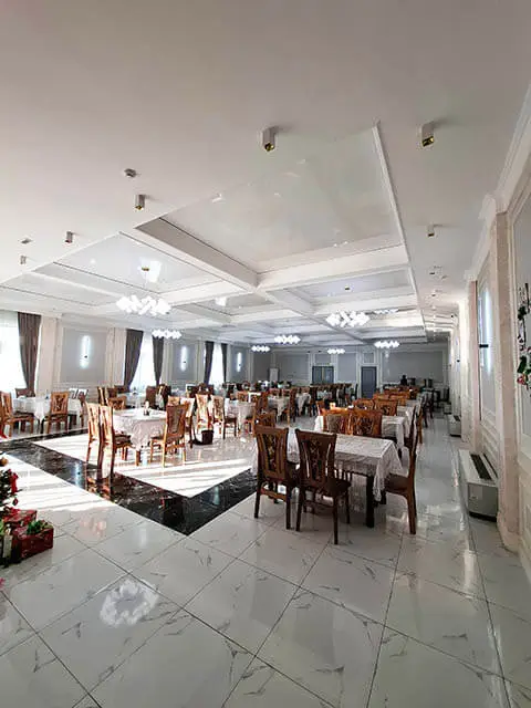 Маржан Су Сарыағаш шипажайы. Асханасы