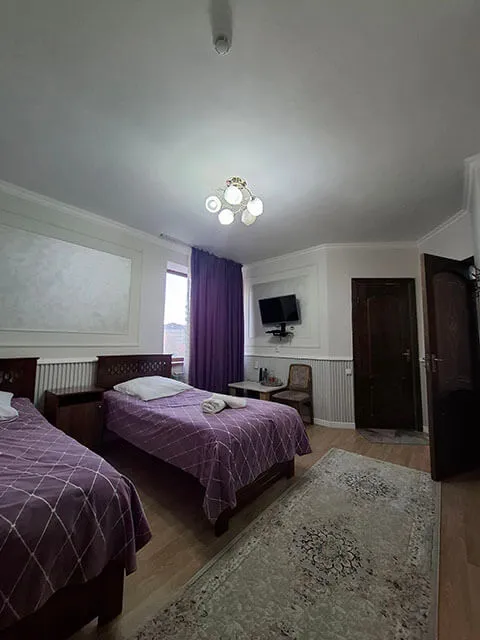 Маржан Су Сарыағаш шипажайы. Стандарт номері, 2 бөлме, 4 орын