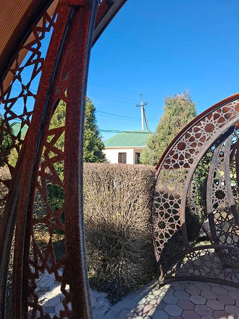 Маржан Су Сарыағаш шипажайы. Сыртқы көрінісі