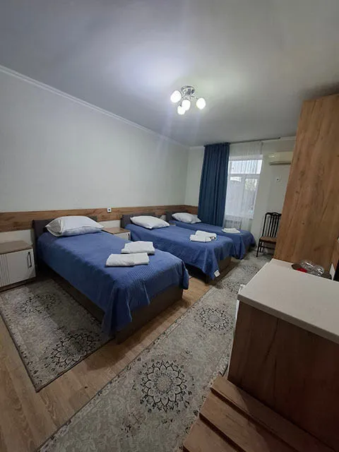 Маржан Су Сарыағаш шипажайы. Жартылай люкс номері, 1 бөлме, 3 орын