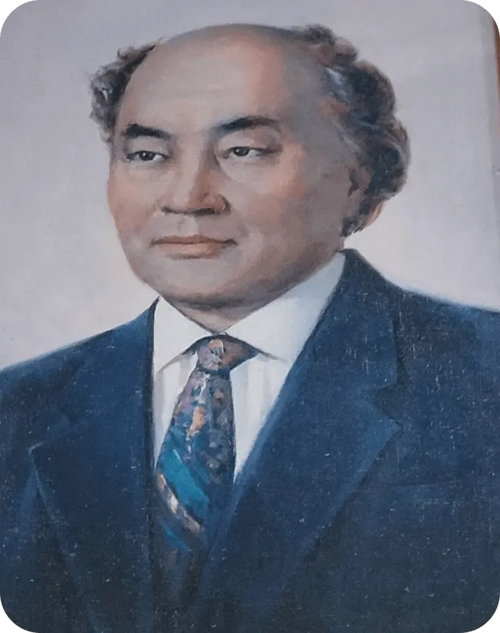 Әлкей Марғұлан портреті. Фото Сарыағаш курортында жасалған